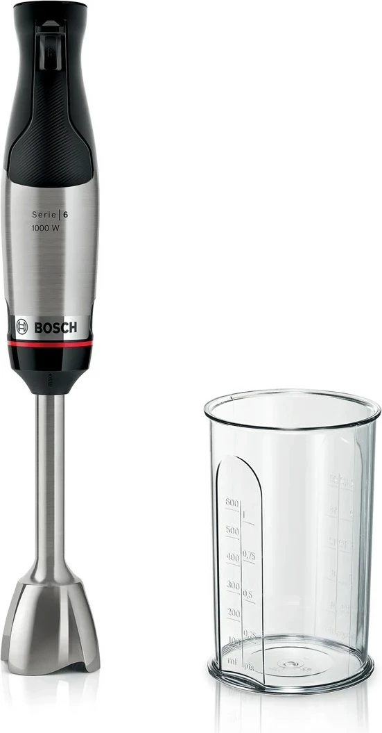 Blender Bosch Serie 6 MSM6M610, 1000 W, Ngjyrë e zezë dhe çelik inox