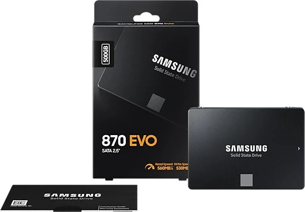 SSD Samsung 870 EVO, 500 GB, 2.5", SATA III, i zi