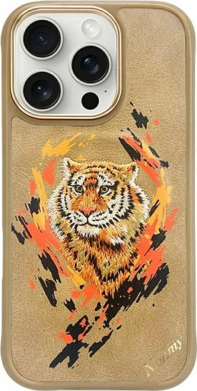 Kapak MagSafe Nimmy Tiger për iPhone 16 Pro Max, kafe