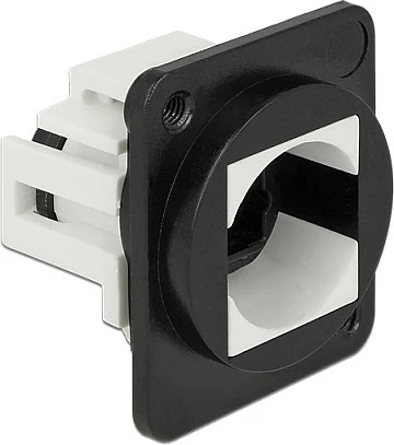 Mbajtës Keystone DeLOCK 86275, montim D-type (XLR), plastikë, i zi