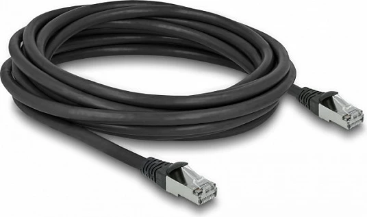 Kabllo rrjeti DeLOCK Cat6a S/FTP 5 m, PUR outdoor, e zezë