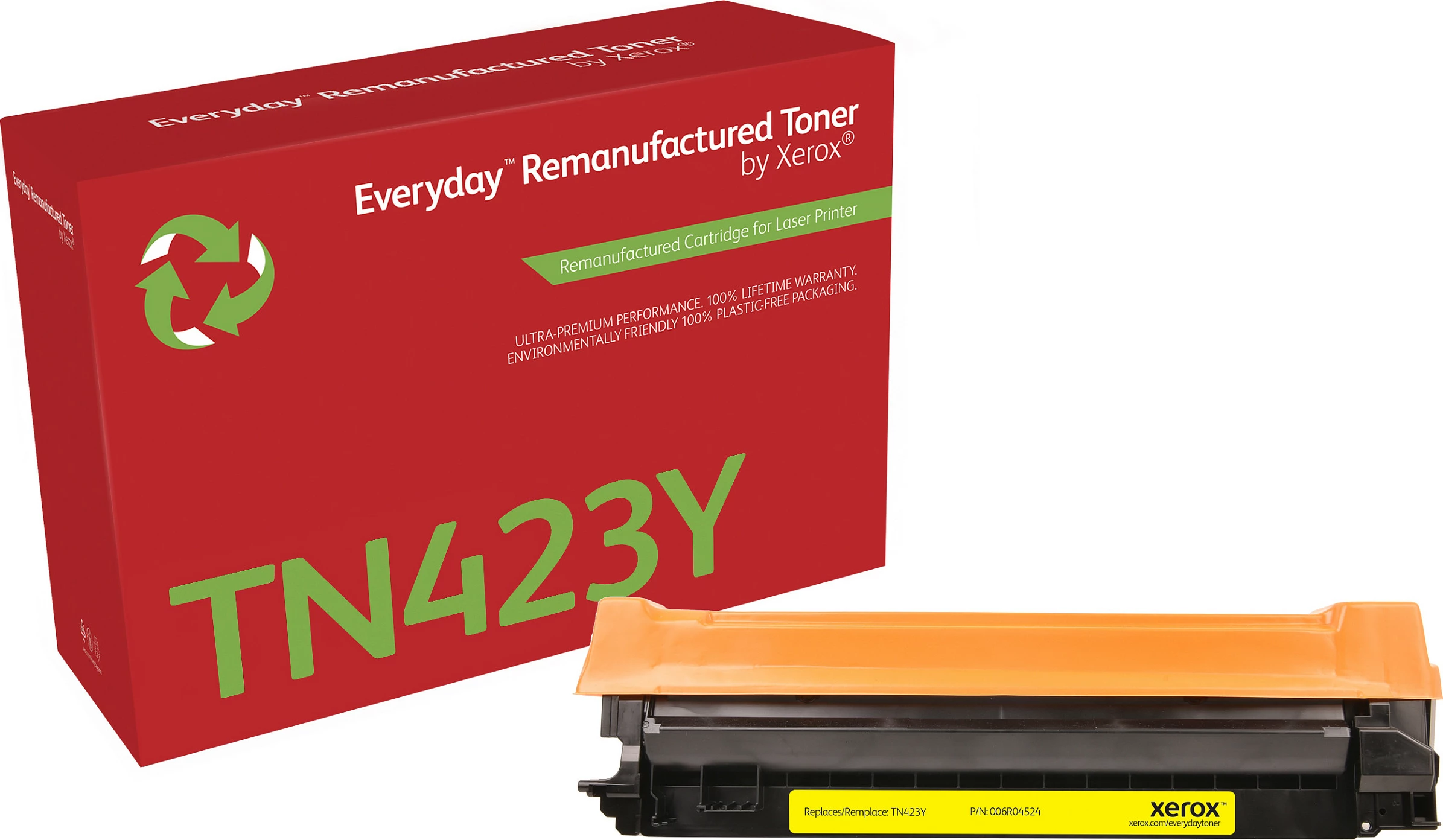 Toner Xerox Everyday TN423Y, kompatibil për Brother, XL 4000 faqe, i verdhë