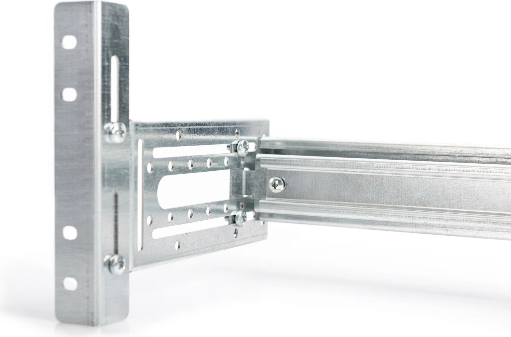 Mbajtëse DIN Rail Digitus 4U, 483mm, çelik i galvanizuar, argjend