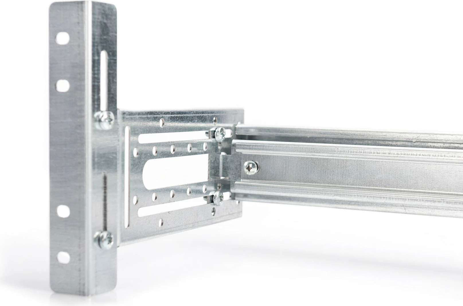 Mbajtëse DIN Rail Digitus 4U, 483mm, çelik i galvanizuar, argjend