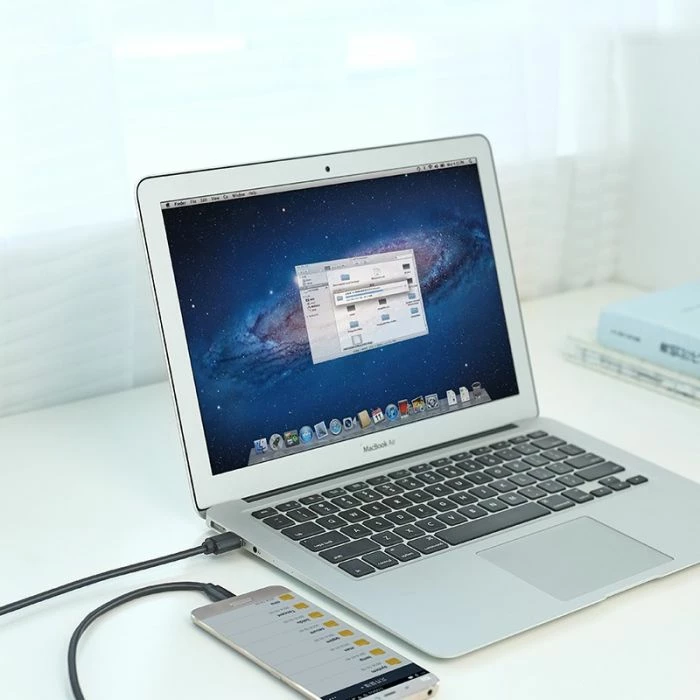 Kabllo USB-A 3.0 në USB-C UGREEN 20884 2 m, e zezë, polybag