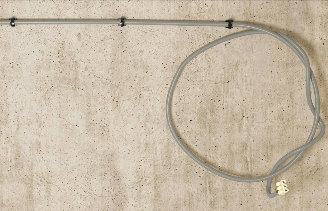 Lidhëse kabllosh Fischer 543925, najlon, 150 mm x 2.5 mm, 100 copë, e gjelbër