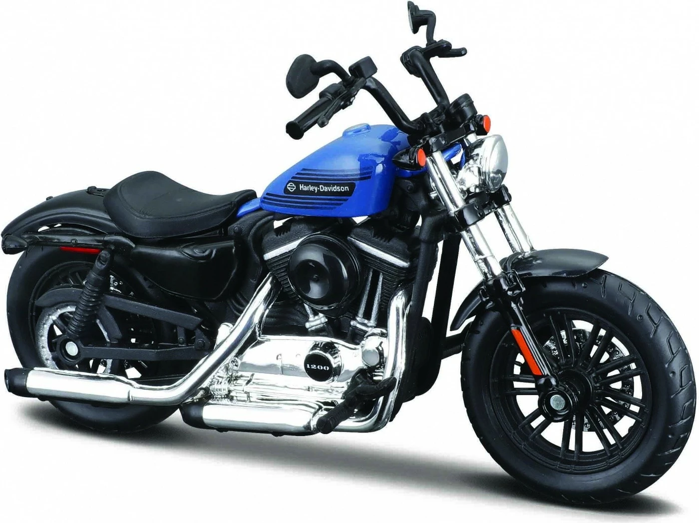 Model metalik motoçikletë Maisto Harley-Davidson Forty-Eight Special 1:18, zi/blu