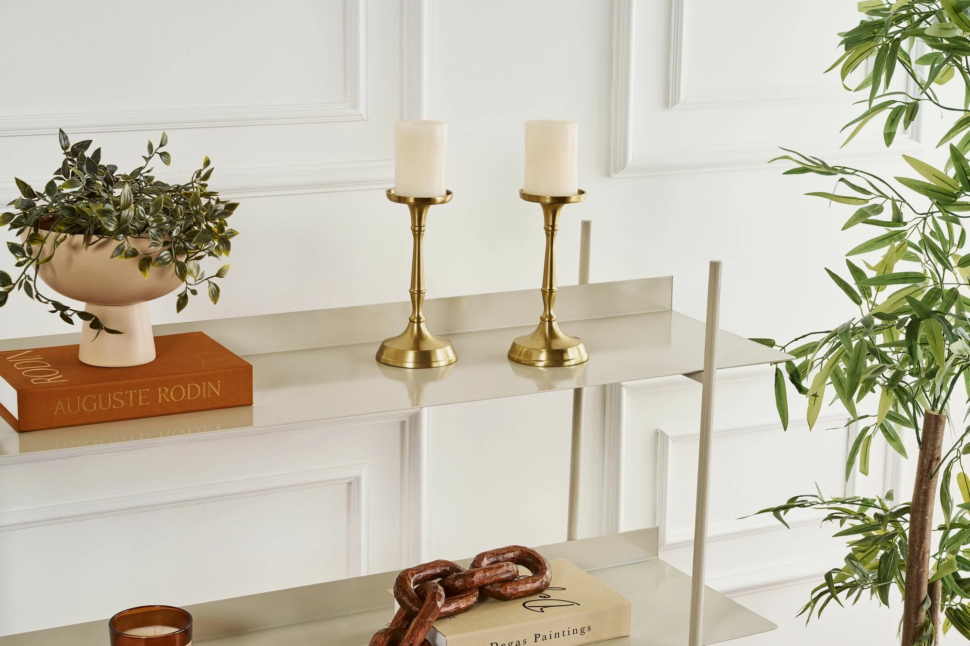 Raft multifunksional, ngjyrë taupe, Skye Decor, SHB-015-B, 120x34x106 cm