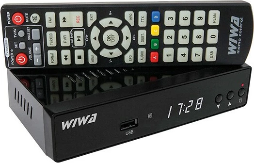 Tuner digjital Wiwa H.265 MAXX, DVB-T2, Full HD, me telekomandë, i zi