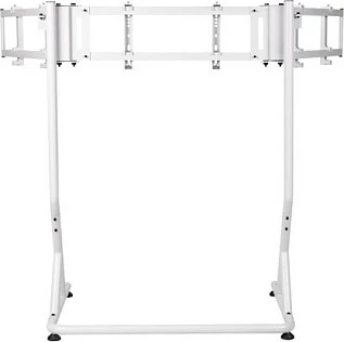 Mbajtës monitorësh Thermaltake Triple Monitor Stand Pro Snow, për 3 ekrane, çelik, i bardhë