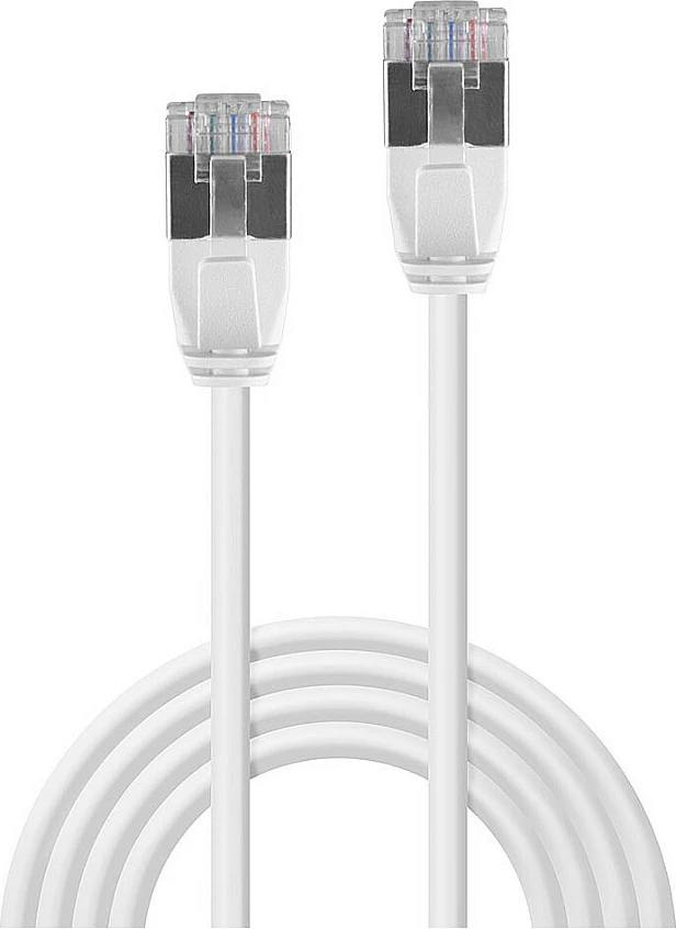 Kabllo rrjeti LINDY Patch Cat6A F/UTP Ultra Slim, 0.5m, Gri