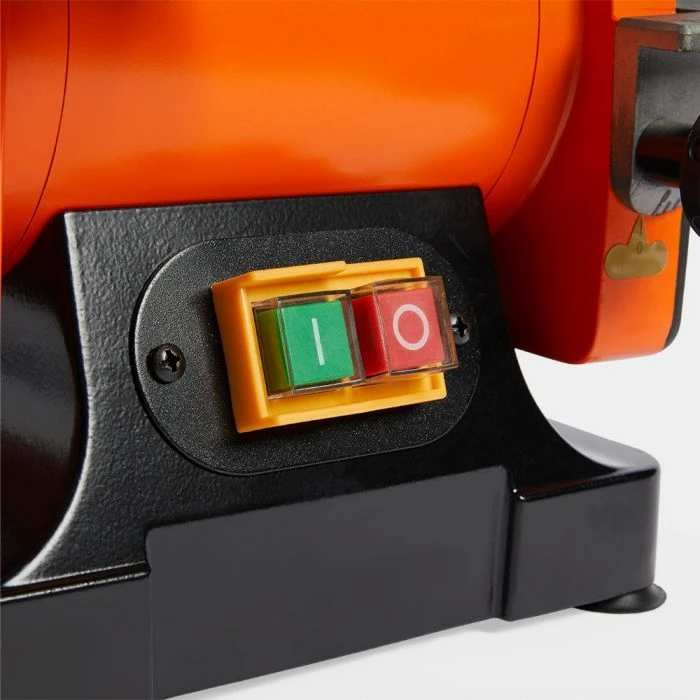 Makinë lëmimi stacionare me shirit & disk VONHAUS 3500219, 250W, shirit 25x760mm, disk 125mm, set 3 rripa + 3 disqe, portokalli/zi