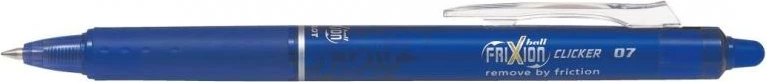 stilolaps fshirës me buton, Pilot Frixion Clicker BLRT-FR7-L (BLRTFR7L), 0.7 mm, rimbushëm, blu