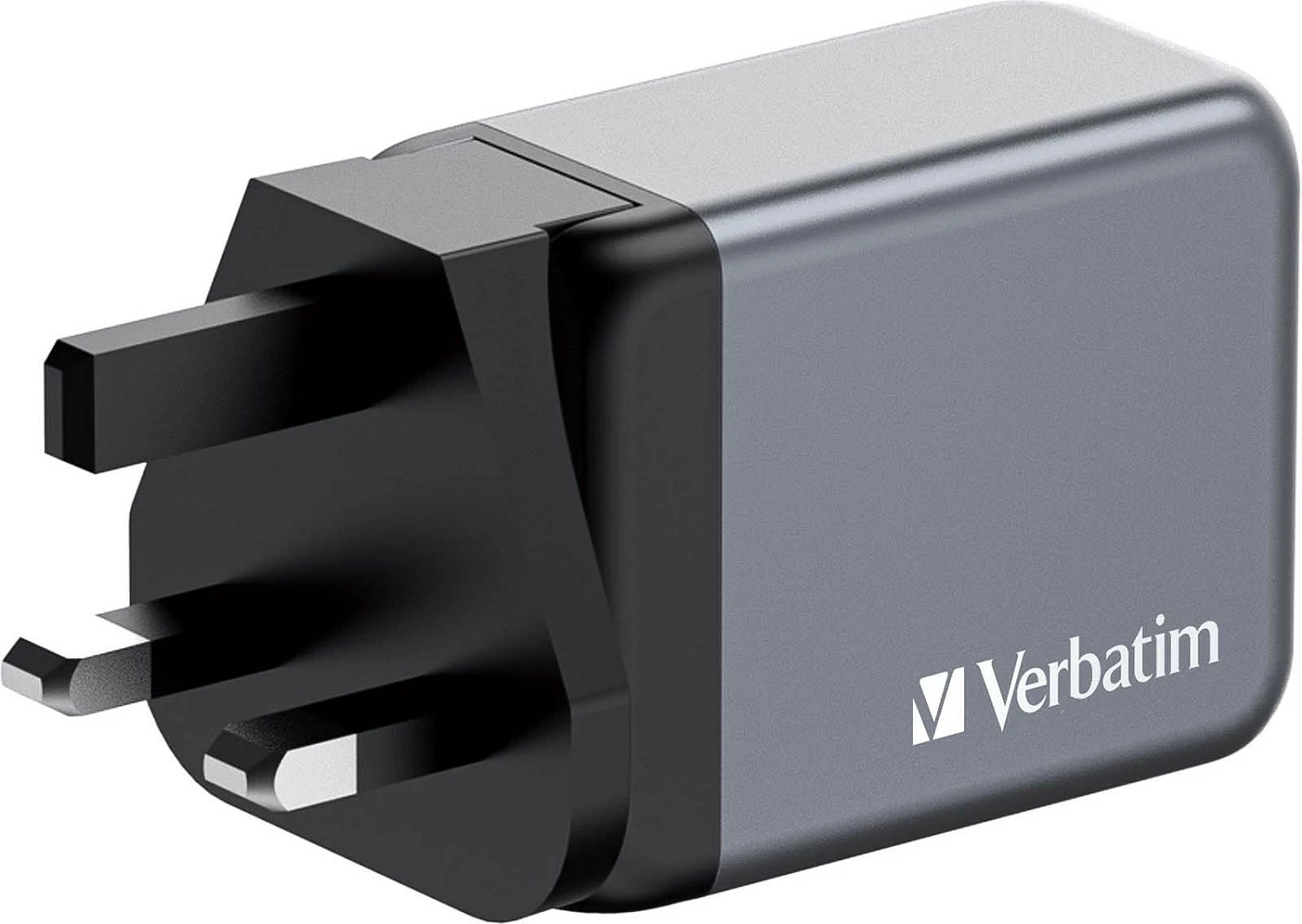 Karikues muri Verbatim GNC-65 GaN, 65W, 2x USB-C PD (PPS) + 1x USB-A QC 3.0, EU/UK/US, zi/gri