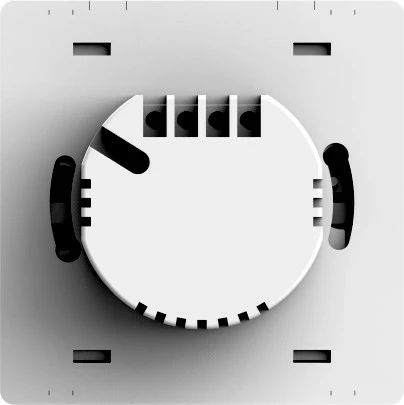 Switch Milesight LoRaWAN 2-wire 1 button, bardhë