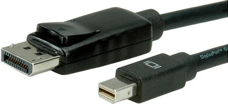 Kabllo DisplayPort–Mini DisplayPort VALUE DP KABELDP-MINIDP1M, 1 m, e zezë
