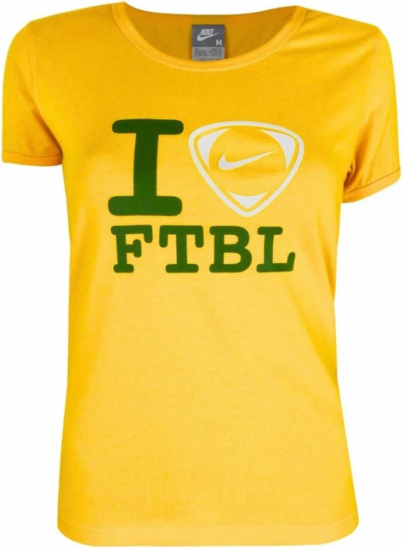 Maicë Nike për femra, e verdhë