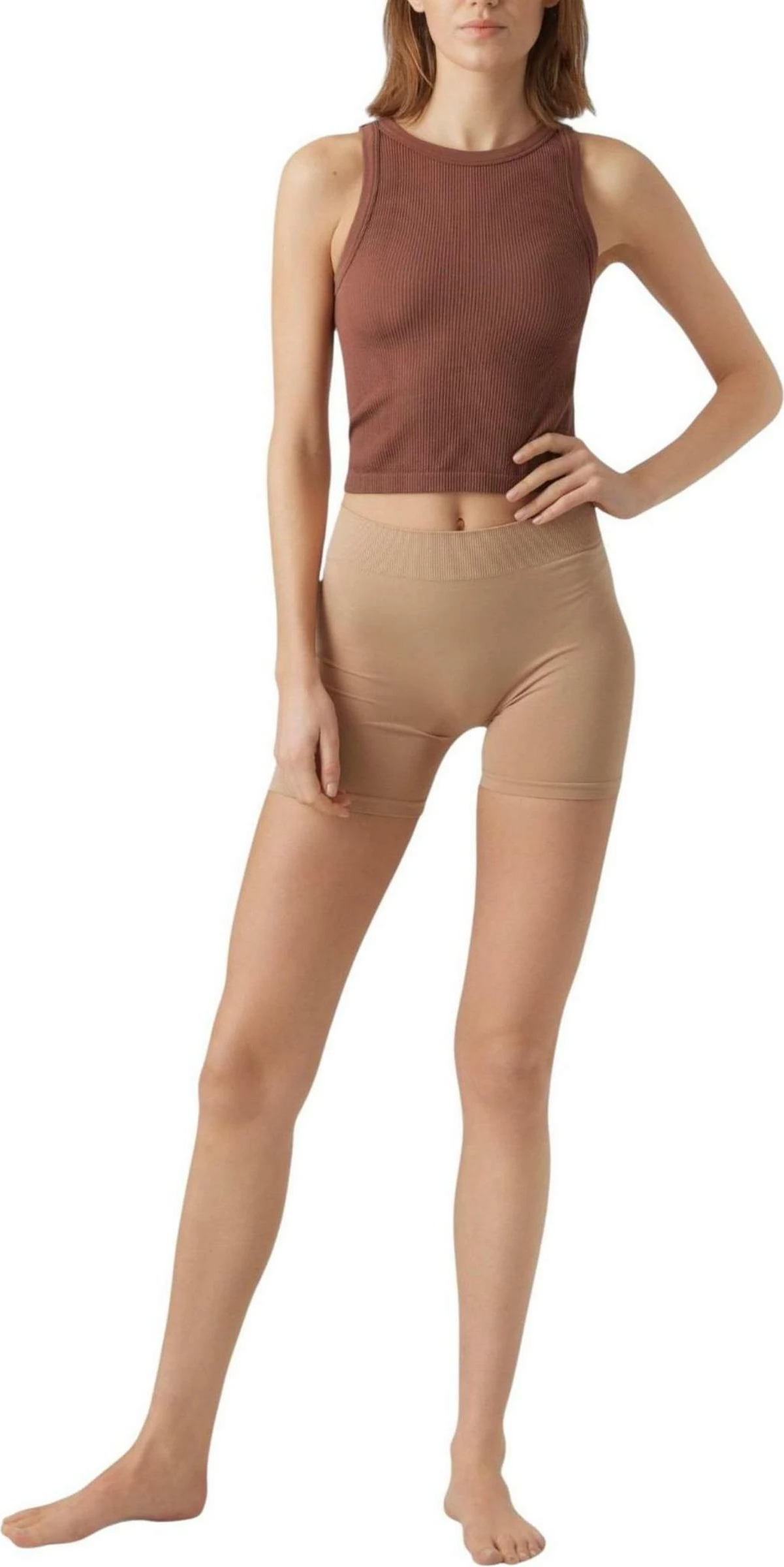 Shorce për femra Vero Moda VMJACKIE 10285272, bezhë [Madhësia: S/M]