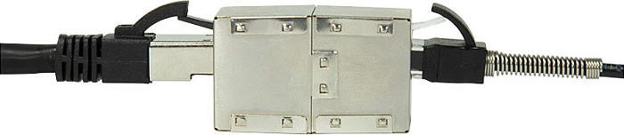 Bashkues kablli rrjeti LogiLink, RJ45-RJ45, Cat6 STP, metalik, argjendi
