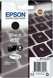 Katrixh bojë Epson 407XL, për WorkForce Pro WF-4745DTWF, e zezë, 41.2 ml