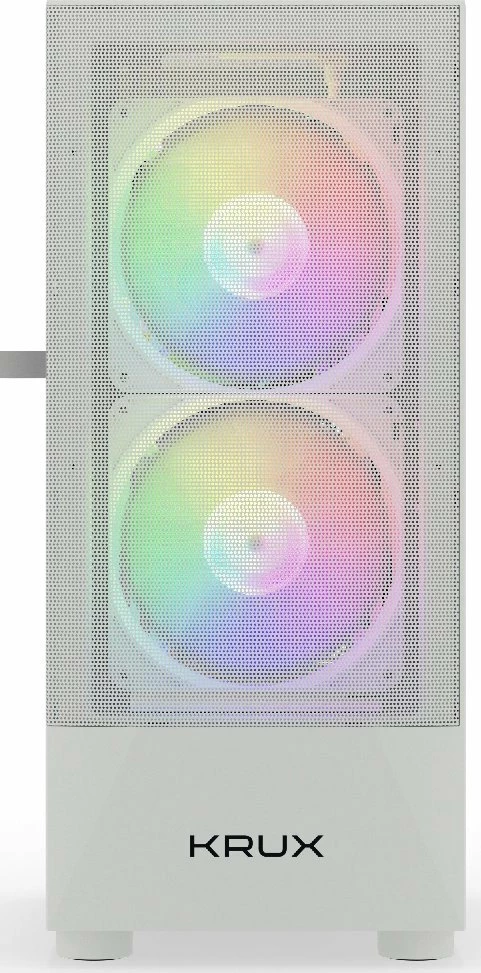 Kasë Krux Vako KRXD005 Midi Tower ATX RGB, e bardhë