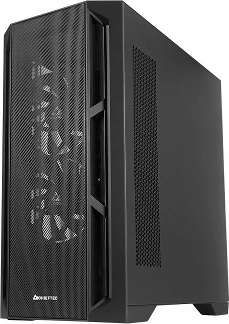 Kasë Chieftec Apex Air GA-01B-M-OP Midi Tower ATX/e-ATX, 3x140mm PWM, USB-C, e zezë