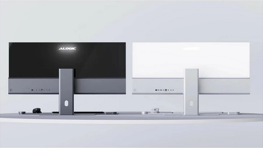 Monitor ALOGIC Edge 34", 3440x1440 UWQHD, 100Hz, USB-C Hub, Silver