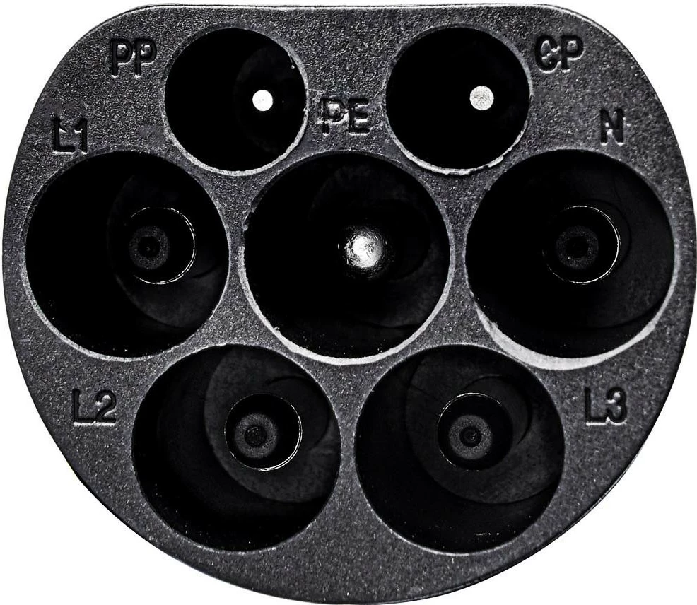 Kabëll karikimi veture elektrike Akyga AK-EC-08, Type 2/Type 1, 1-fazë, 32A, 7.2kW, 6m, zi-kaltër