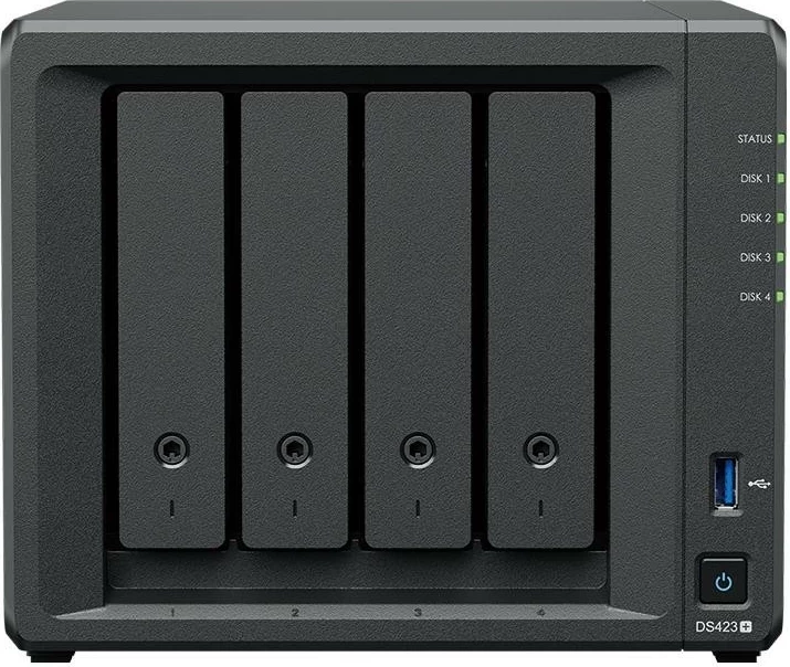 NAS Synology DS423+, 8TB (2x 4TB), 2GB RAM, 2.0 GHz, i zi