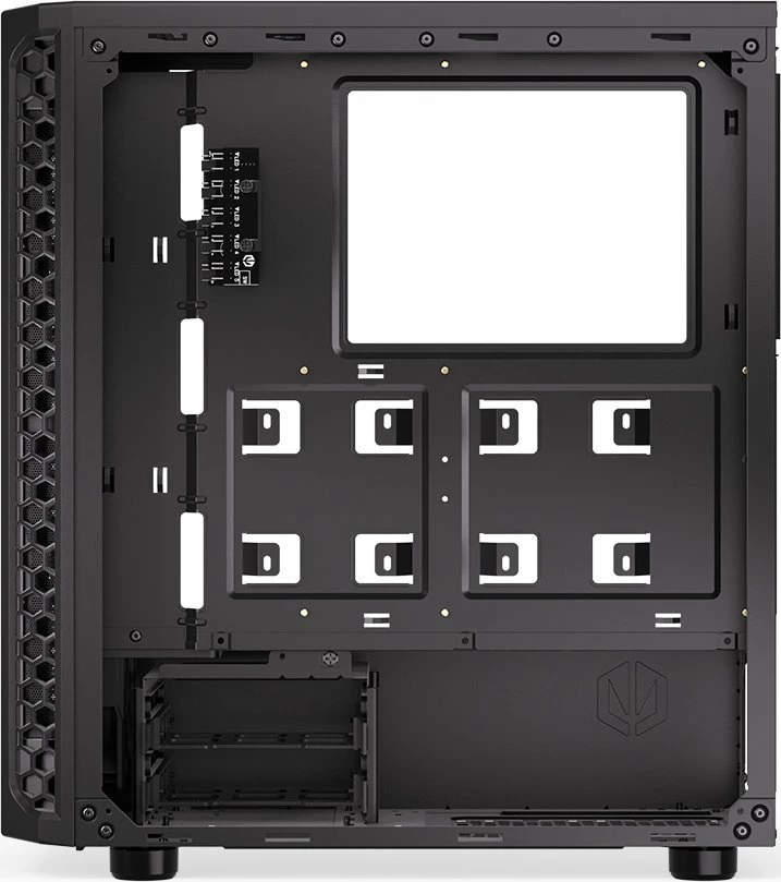 Kasë Endorfy Signum 300 ARGB EY2A006, Midi Tower, 4x120mm ARGB fan, ATX/mATX/Mini-ITX, e zezë