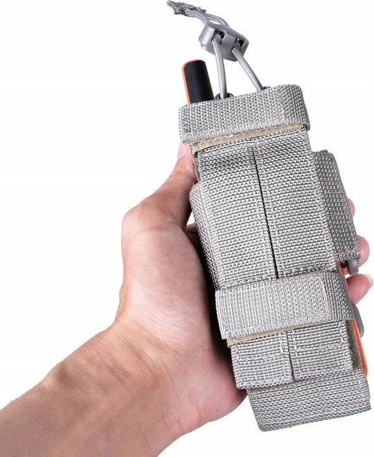 Mbajtëse telefoni Ulefone Armor Molle Holster UF-UAN07, universale e rregullueshme me Molle, gri
