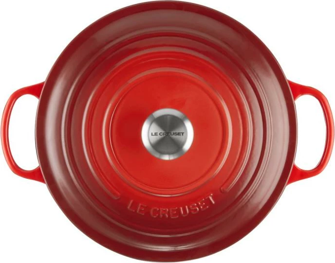 tenxhere gize Le Creuset Signature Roaster 26 cm e rrumbullakët, 21177260602430, e kuqe qershi