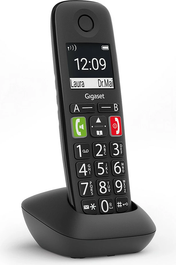 Telefon wireless Gigaset E290HX, Ekran 2", Butona të mëdhenj