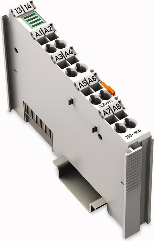 Modul dalje digjitale WAGO 750-530, 8-kanal, 24V DC, 0.5A, gri e çelët