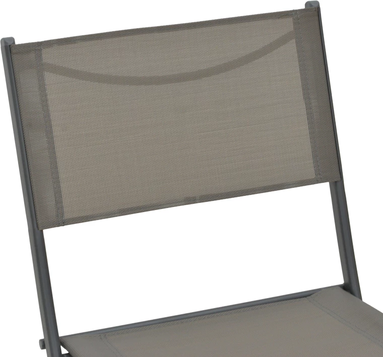 Karrige palosëse Jeve, metal-textilene, ngjyrë antracit, 46x51x81cm, set prej 4 copash