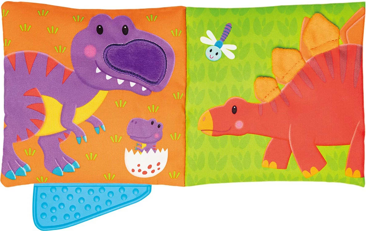 Galt Teether Soft Book - Dinosaurs