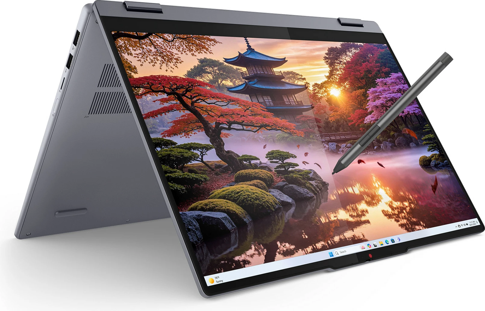 Laptop 2-në-1 Lenovo IdeaPad 5 16AKP10, AMD Ryzen AI 5, 16GB RAM Memorje, 1TB SSD, 16" Touch, Luna Grey