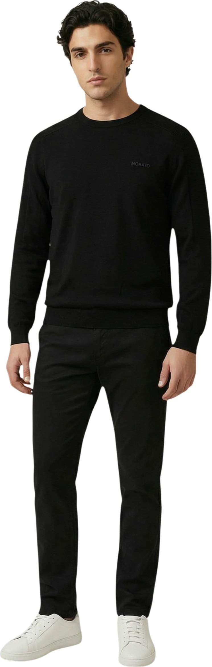 Pantallona për meshkuj Antony Morato MARK Slim Fit MMTR00780-FA800197, të zeza [Madhësia: W38]
