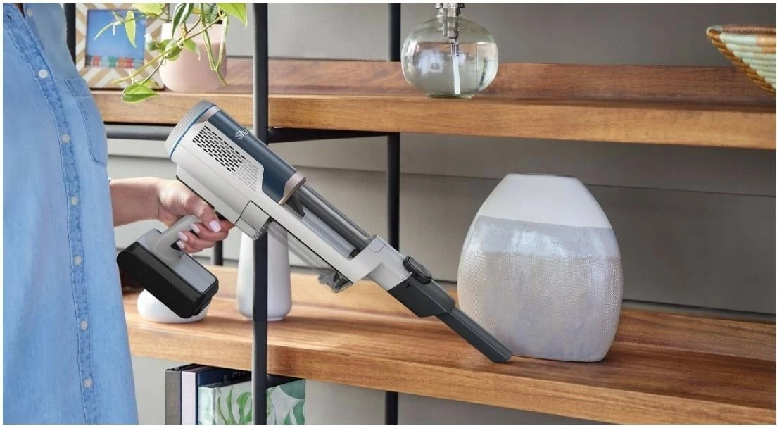 Fshesë pa kabllo Shark BU3521EU, 3 shpejtësi, kapacitet 0.42L, e bardhë