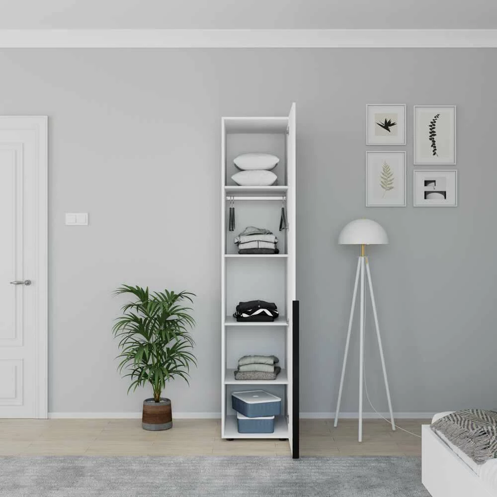Dollap Skye Decor, i bardhë, GRD-1710-DD-1
