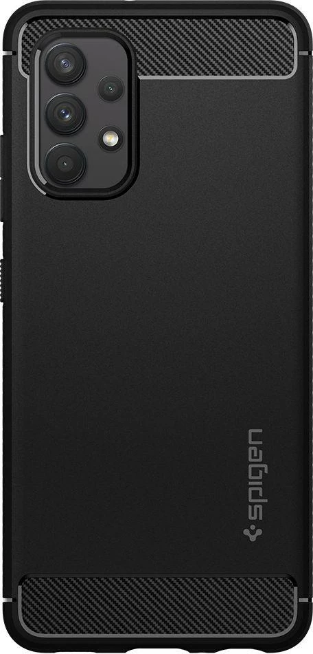 Mbështjellës Spigen Rugged Armor për Samsung Galaxy A52/A52s, Matte Black