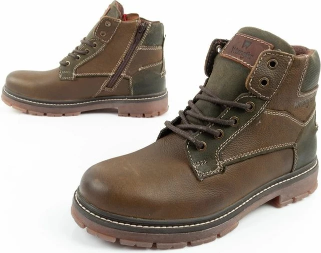 Çizme meshkuj Wrangler, të gjelbra