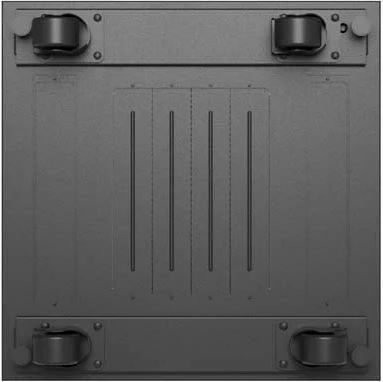 Kabinet rack LANBERG 19" 24U 600x600, standing, dyer të perforuara, me rrota, i zi