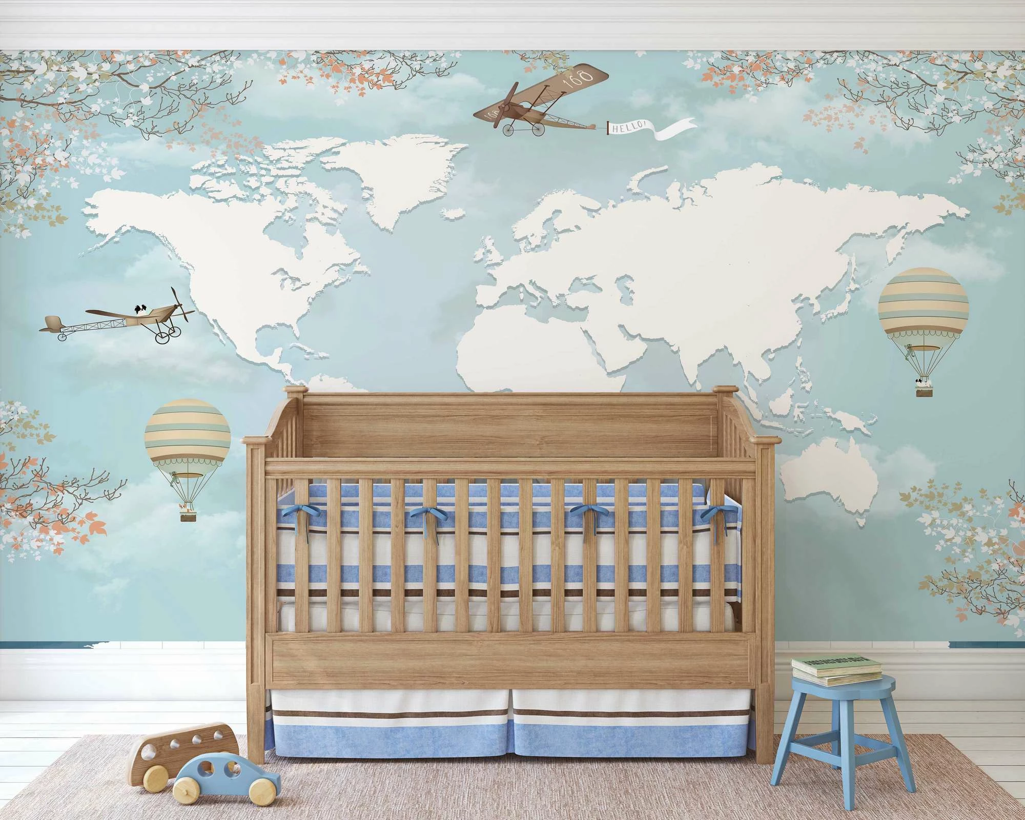 Murale muri Wallity, shumëngjyrëshe, MDK-00159, 400x270cm