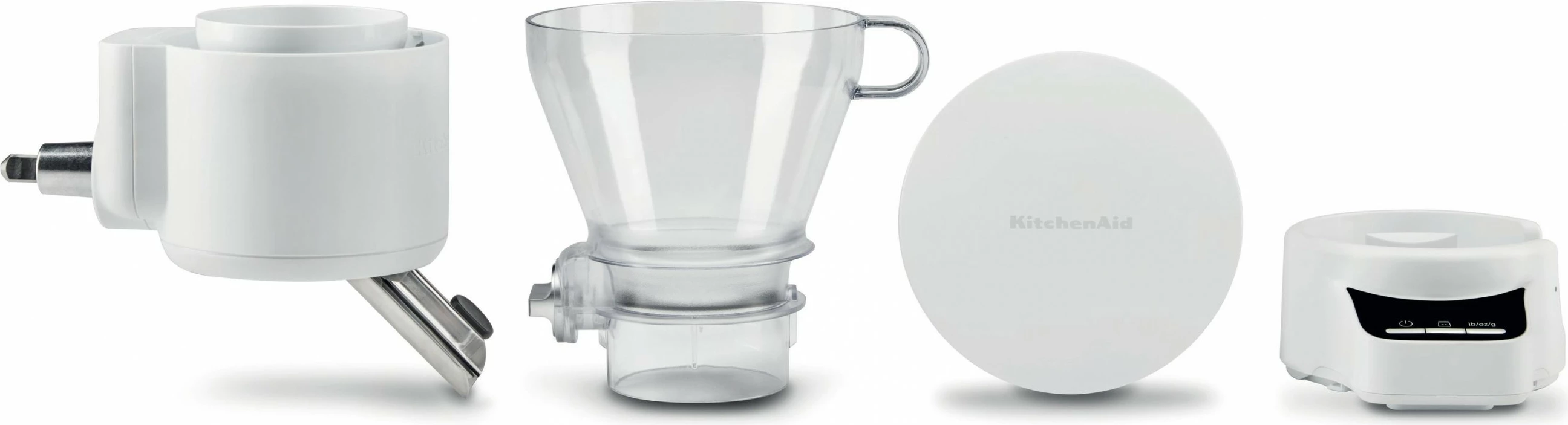 Aksesor KitchenAid 5KSMSFTA, sitë me peshore digjitale, e bardhë