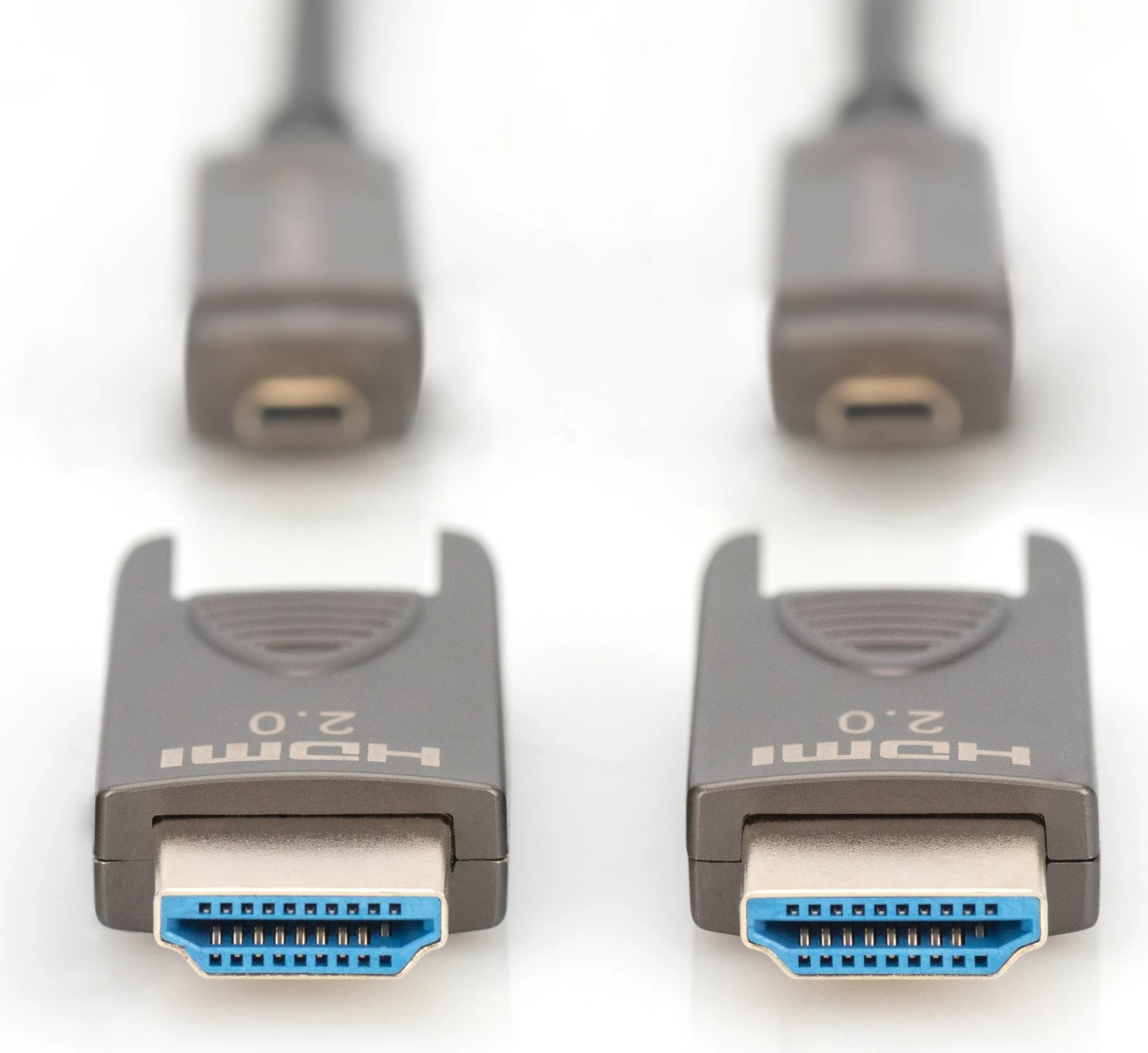 Kabëll HDMI AOC Hybrid Digitus 15m, 4K, Plug i heqshëm, i zi