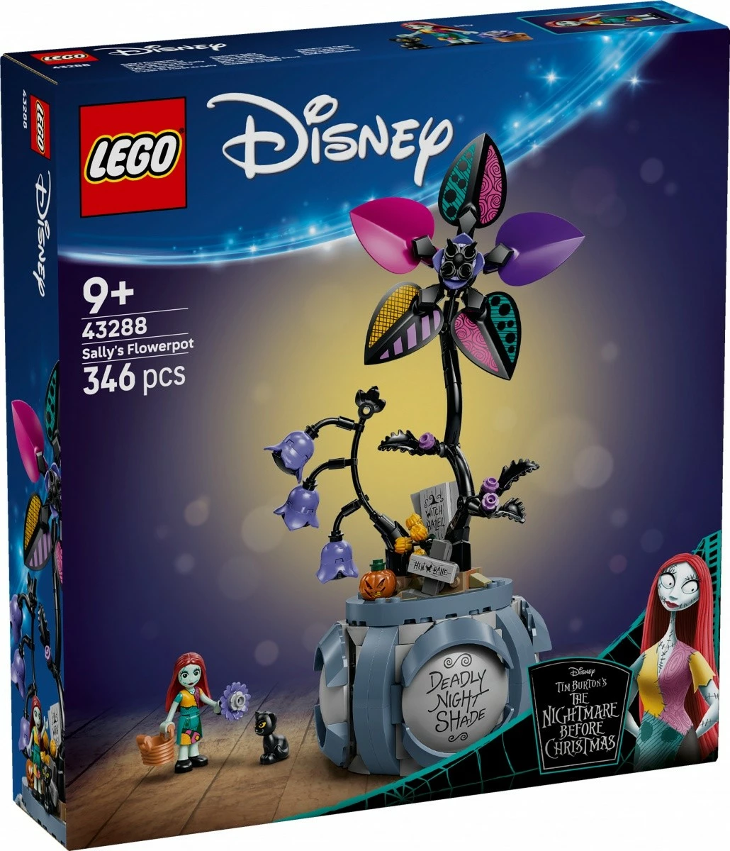 Set ndërtimi LEGO Disney Sally Flowerpot 43288, 346 copë, 9+ vjeç, shumëngjyrëshe