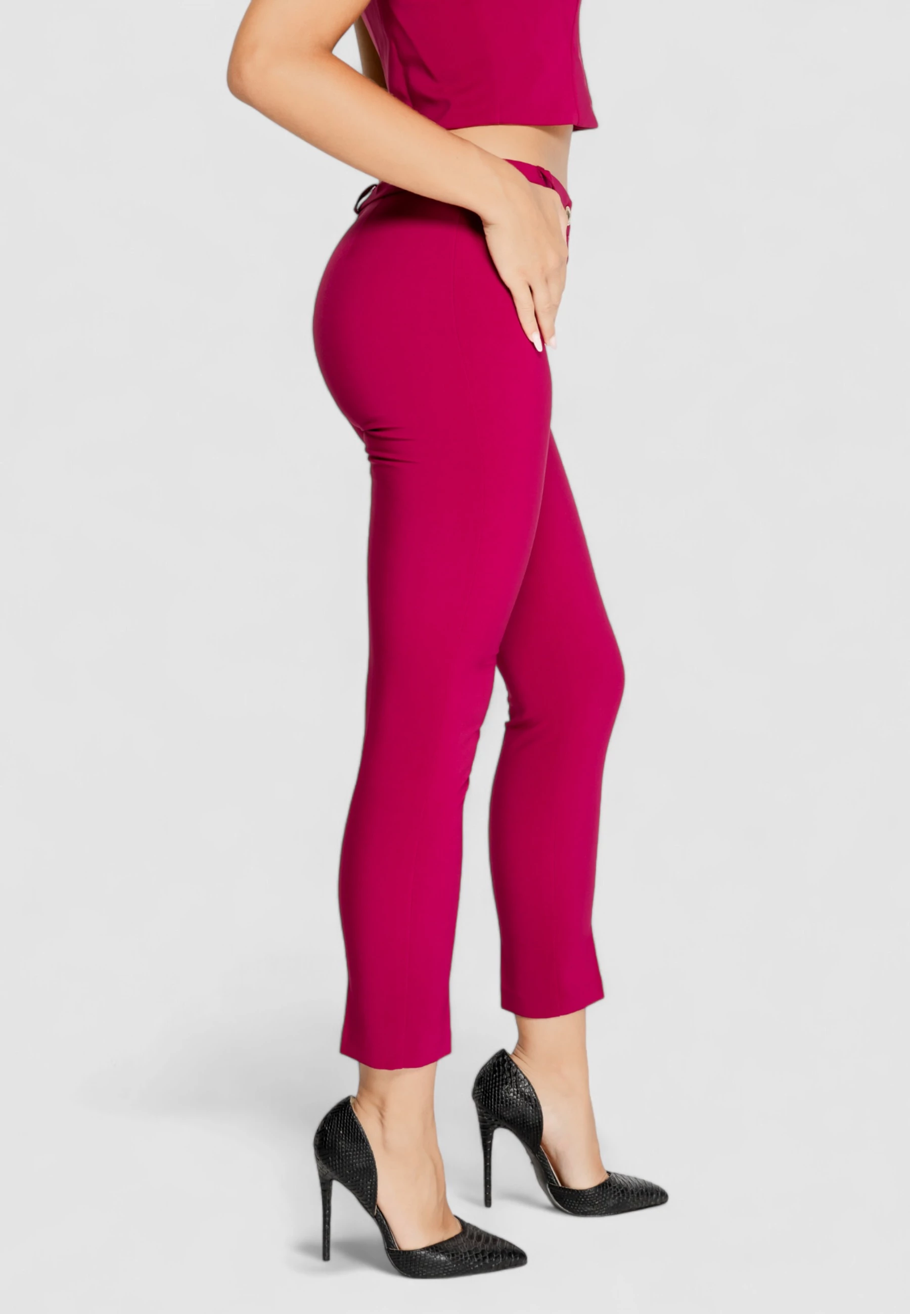 Pantallona për femra Rinascimento CFC0119993003, bordeaux [Madhësia: XL]