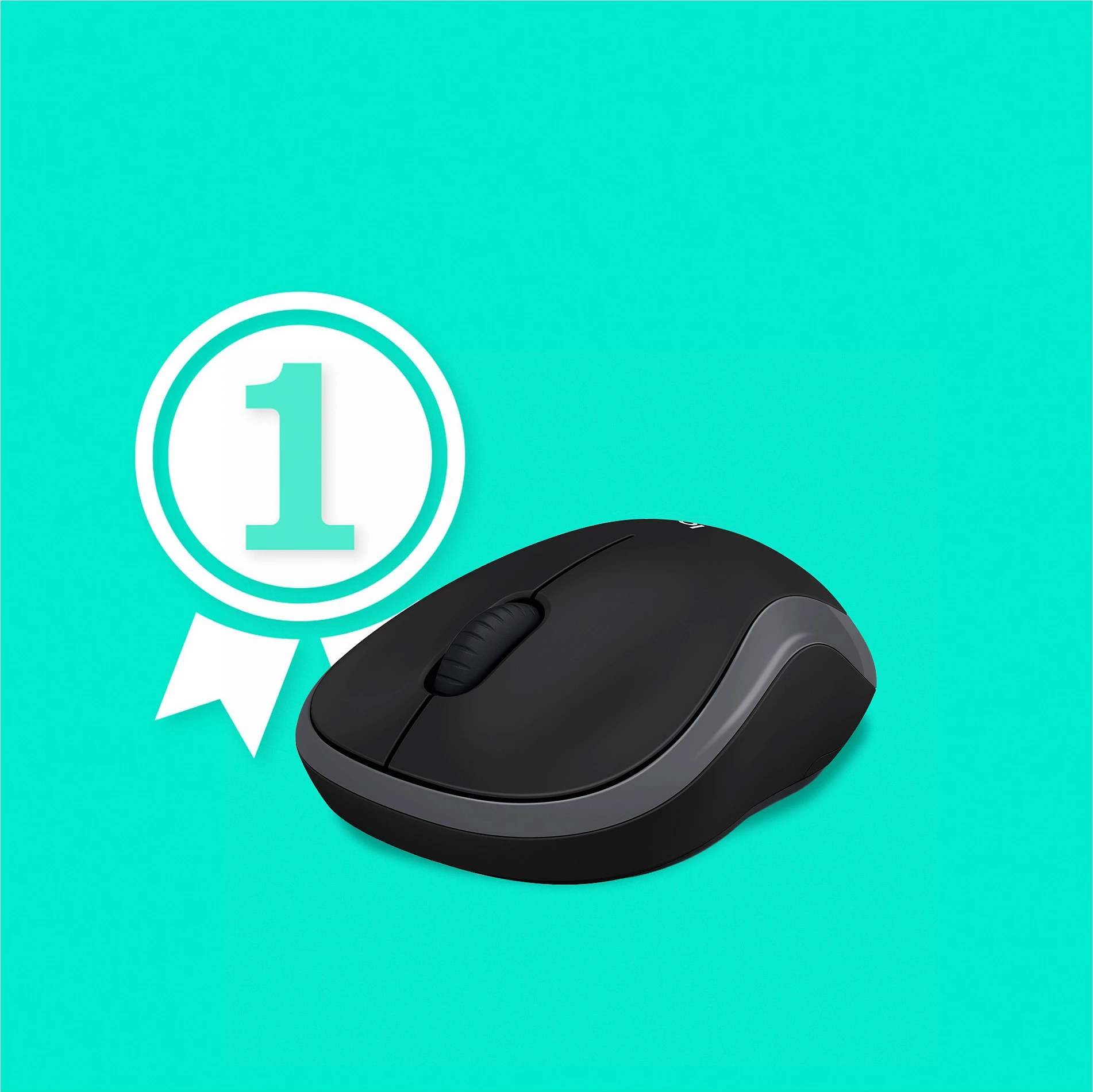 Maus pa kabllo Logitech M185, ambidextrous, optik, RF wireless, 1000 DPI, gri