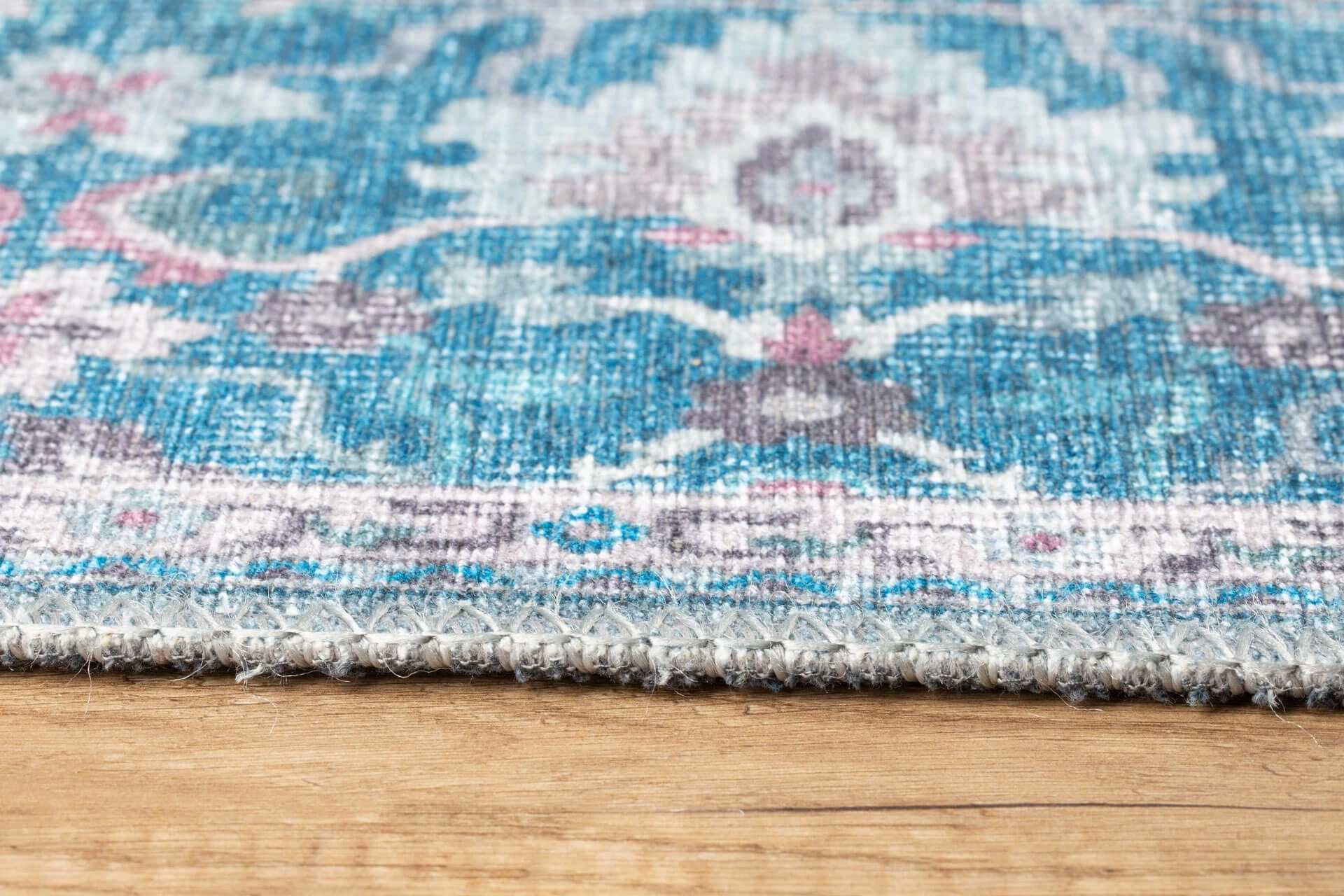 Qilim Conceptum Hypnose, Dorian Chenille, blu, 140x190cm